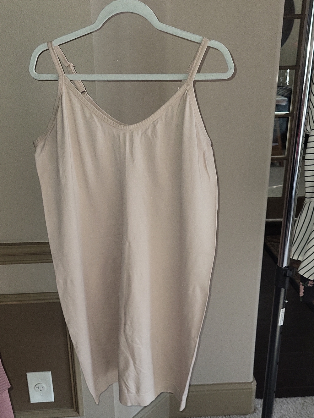 torrid Cream Strapless Slip Dress